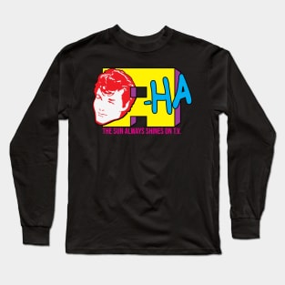 Vintage 80s A-Ha T.V. FanArt Design Long Sleeve T-Shirt